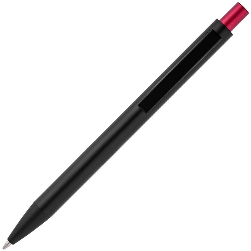 Ручка шариковая Chromatic, черная с красным-3