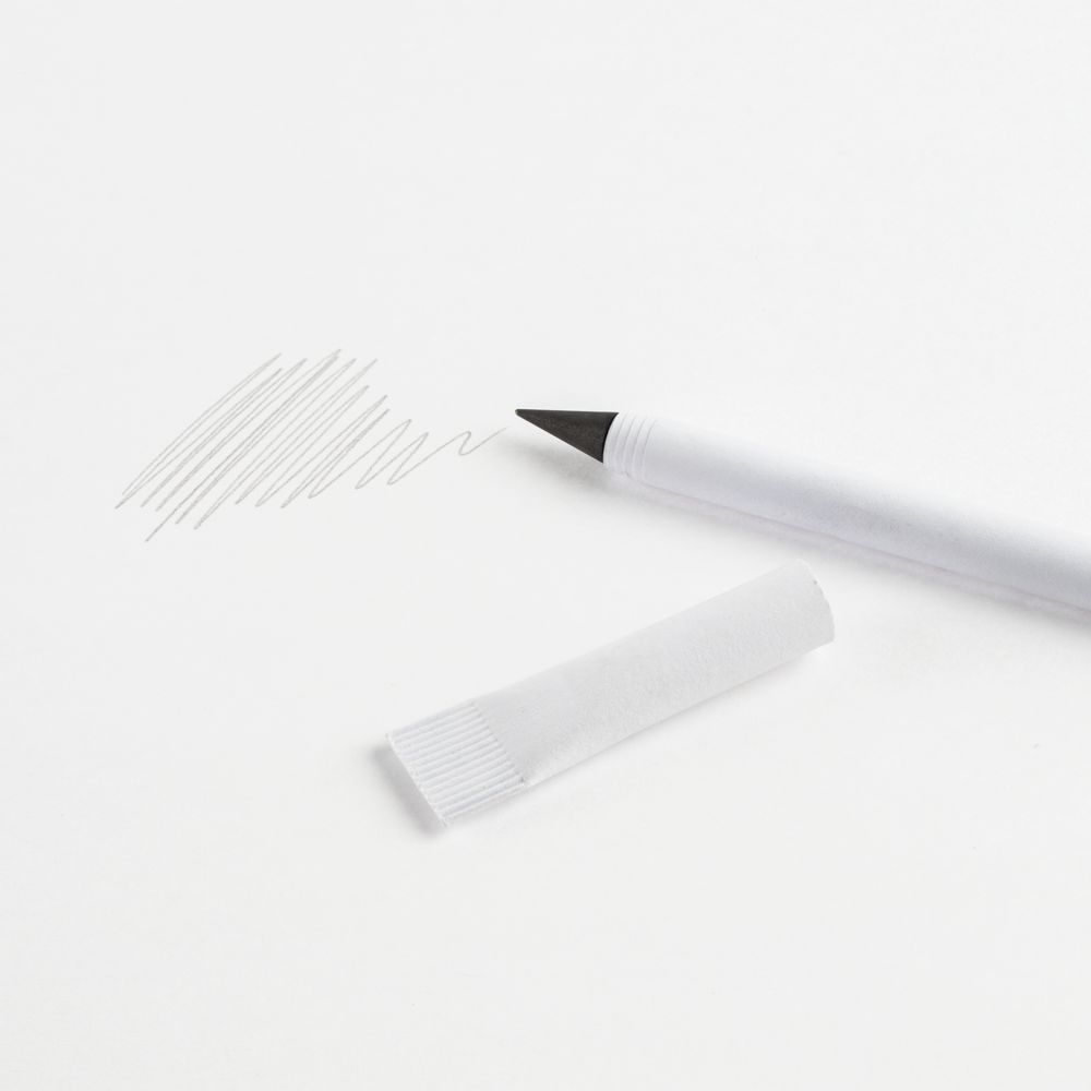 Вечный карандаш Carton Inkless, белый-6