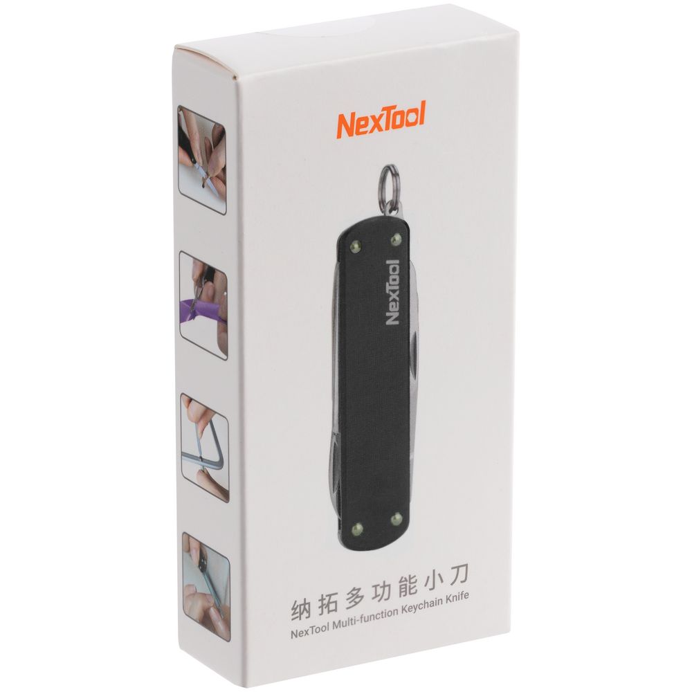 Нож-брелок NexTool Mini, черный-3