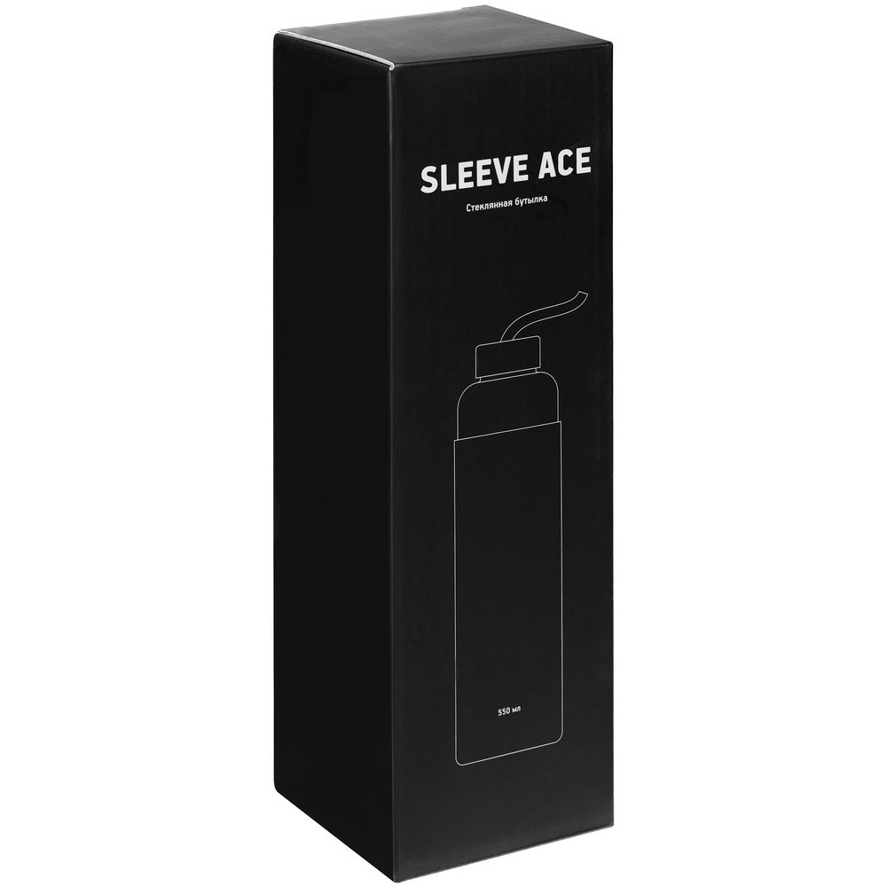 Бутылка для воды Sleeve Ace, серая-9