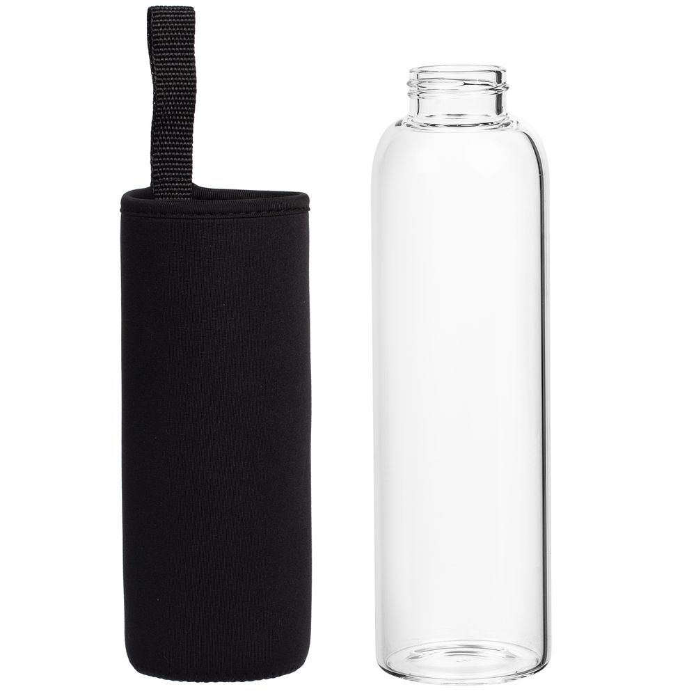 Бутылка для воды Sleeve Ace, черная-3