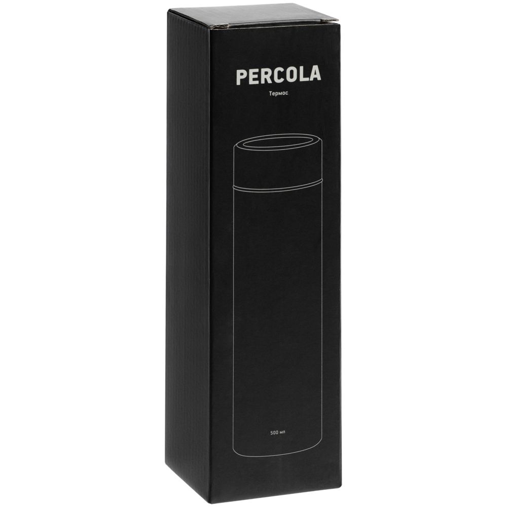 Термос с ситечком Percola, зеленый-13