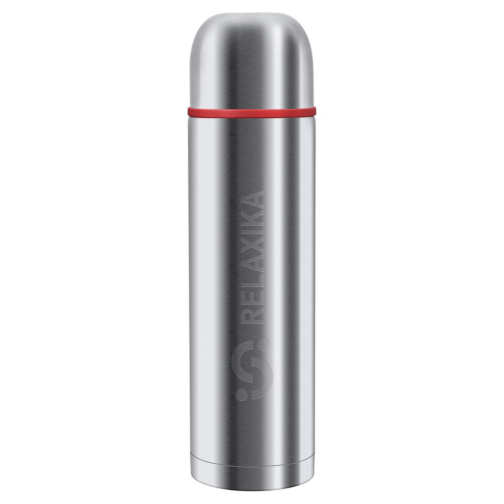 Термос Relaxika Duo 1200 в чехле, стальной-2
