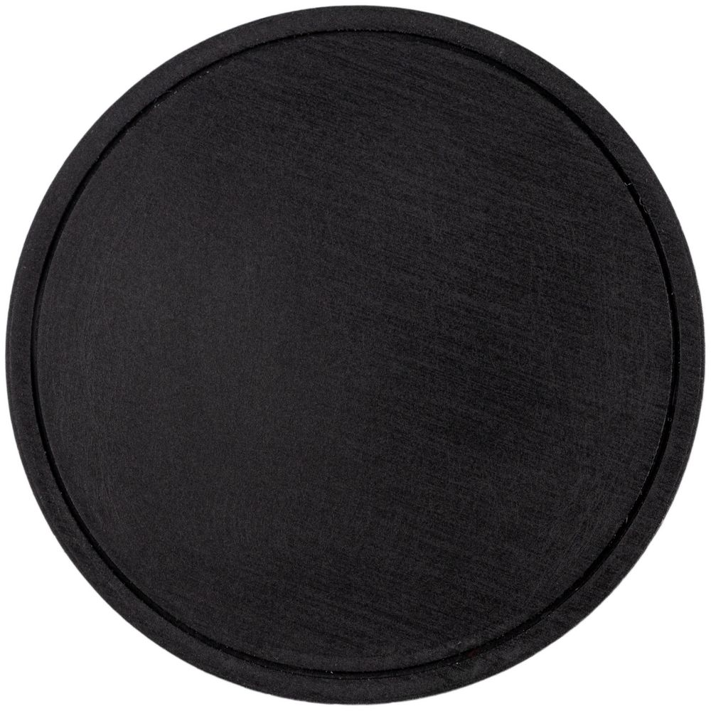 Лейбл из ПВХ Dzeta Round, L, черный-1