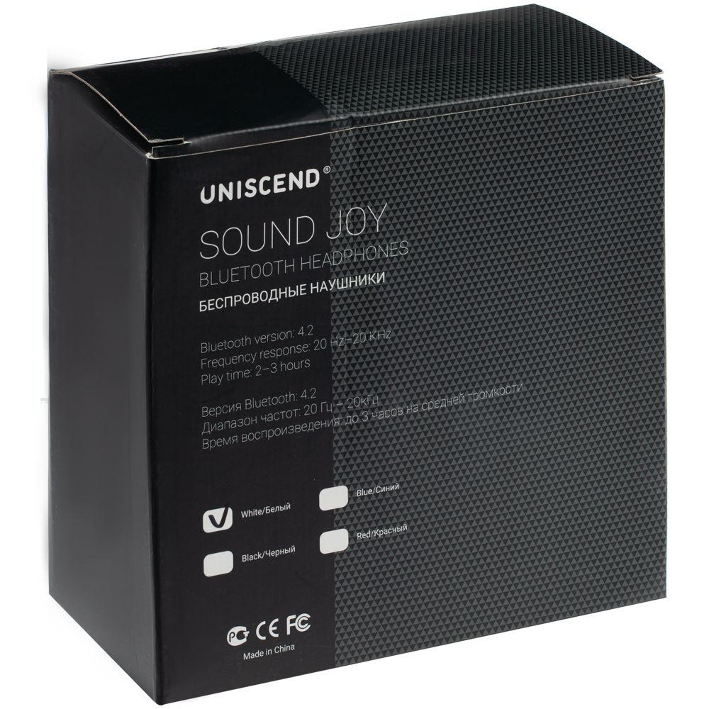 Беспроводные наушники Uniscend Sound Joy, белые-8