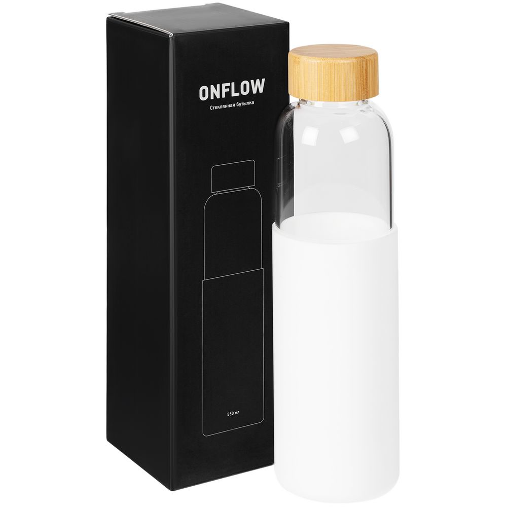Бутылка для воды Onflow, белая-7
