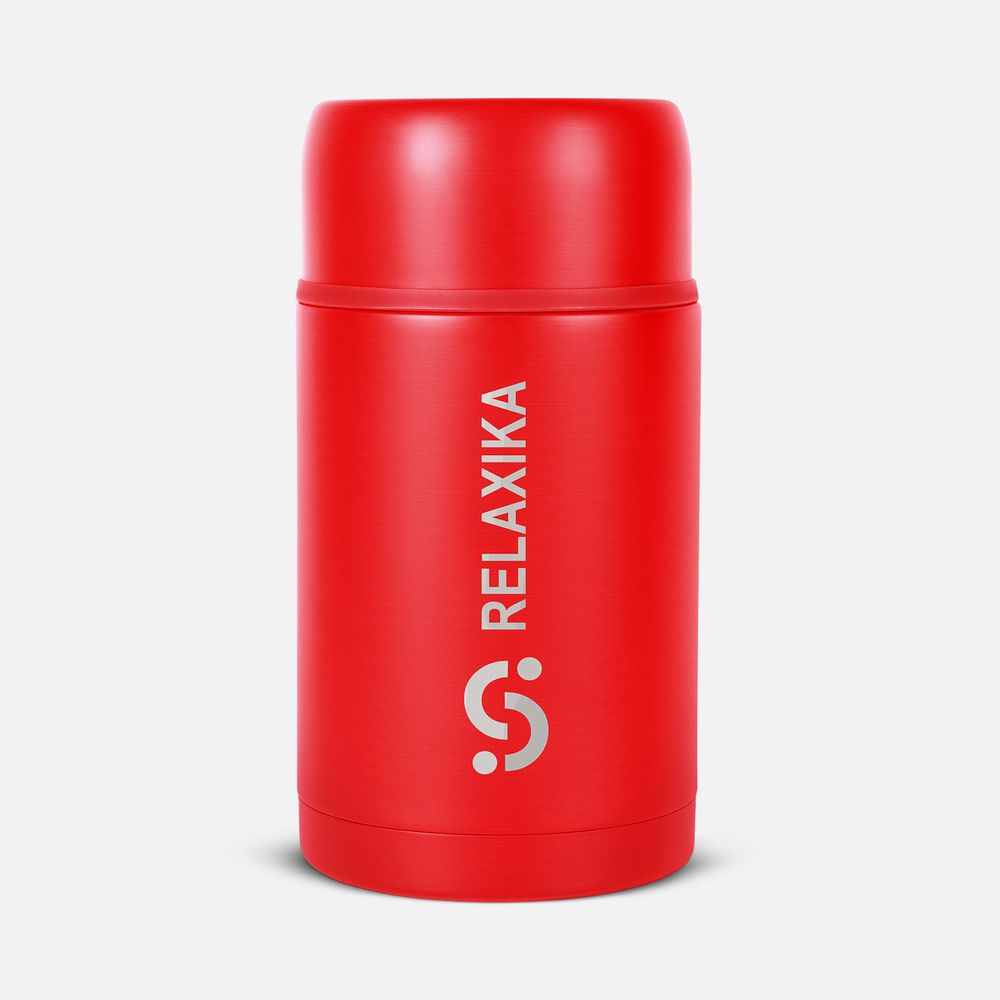 Термос для еды Relaxika 1000, красный-1
