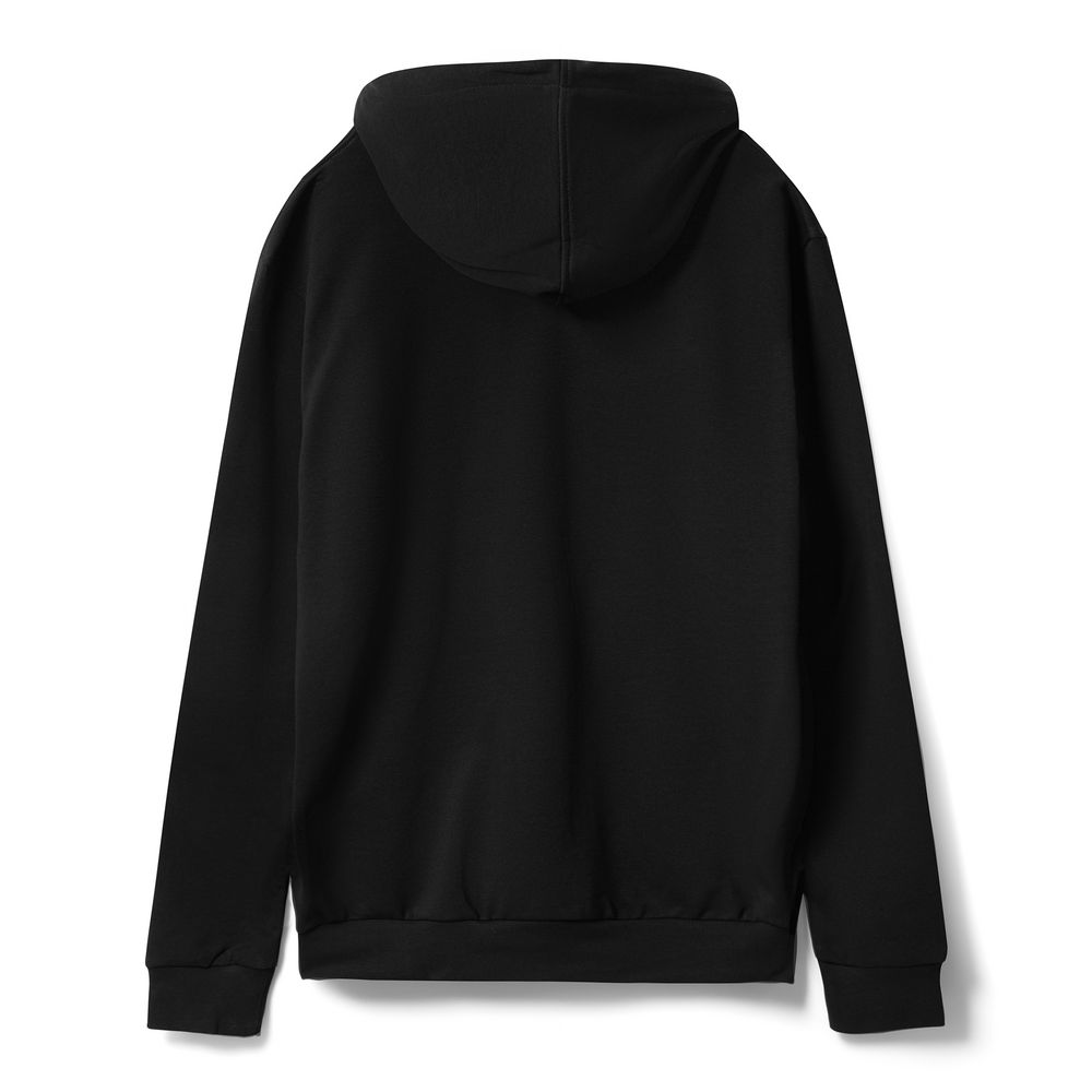 Худи унисекс с карманом на груди Chest Pocket, черное, размер XS/S-3