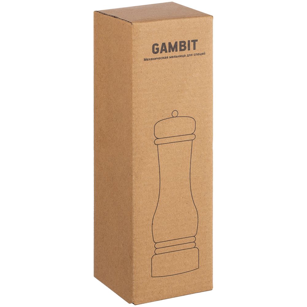 Механическая мельница для специй Gambit, черная-7
