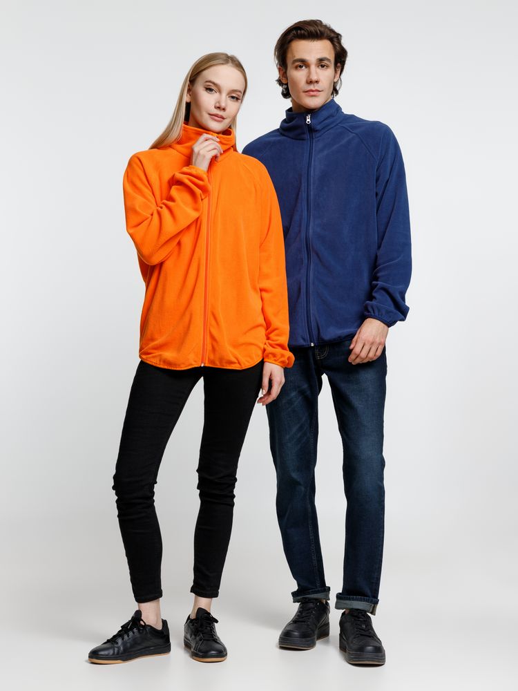 Куртка флисовая унисекс Fliska, темно-синяя, размер XL/XXL-11