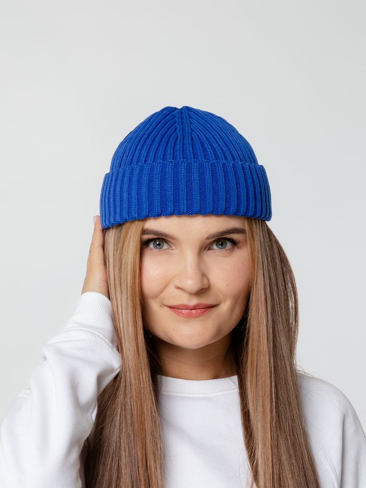 Шапка Hipsta, синяя (василек)-4