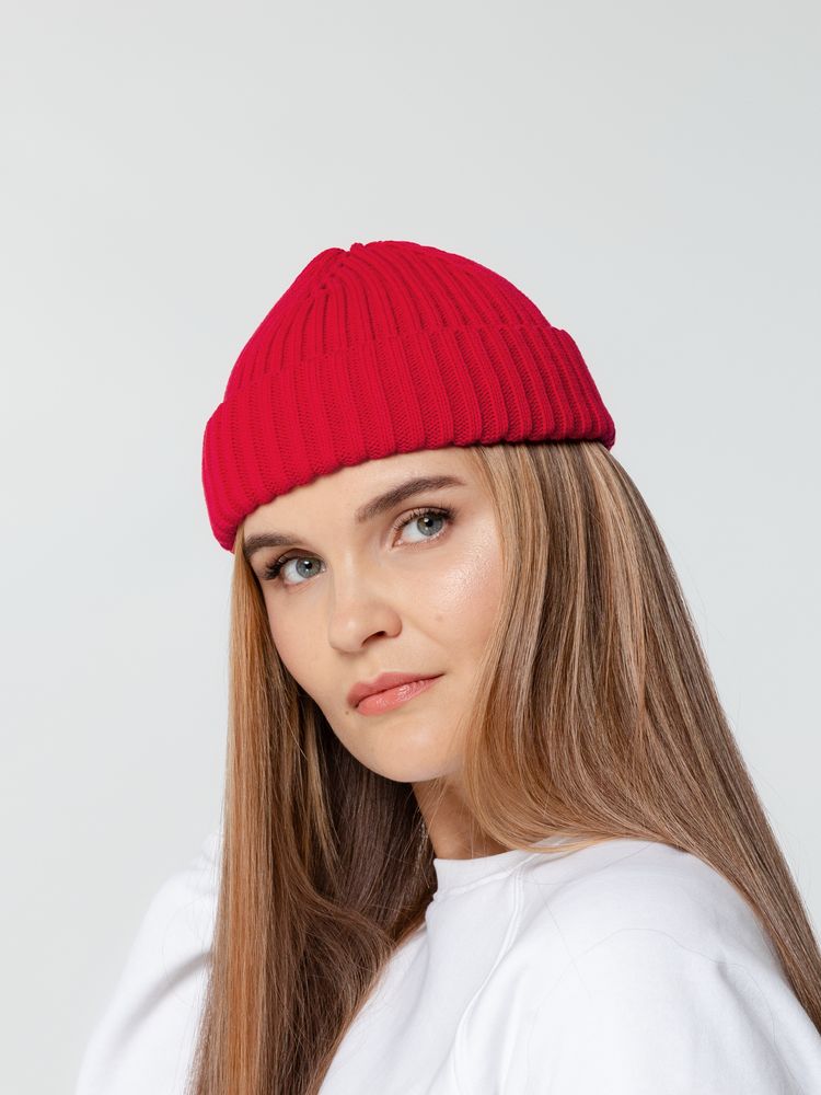 Шапка Hipsta, ярко-красная-4