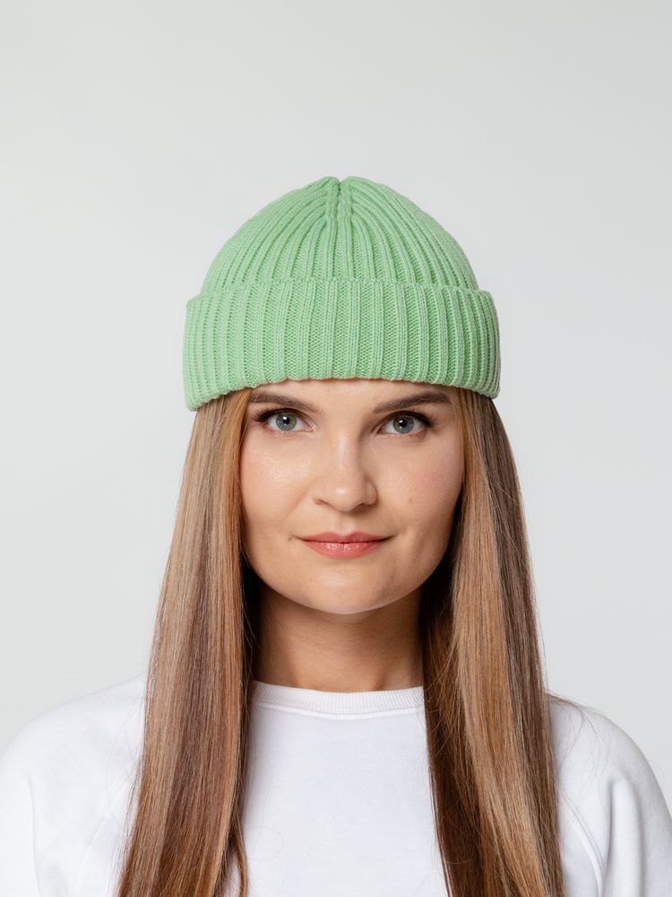 Шапка Hipsta, зеленая (мятная)-4
