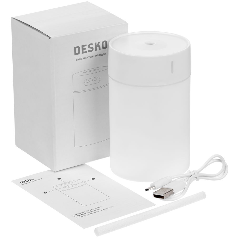 Настольный увлажнитель Desko, белый-8