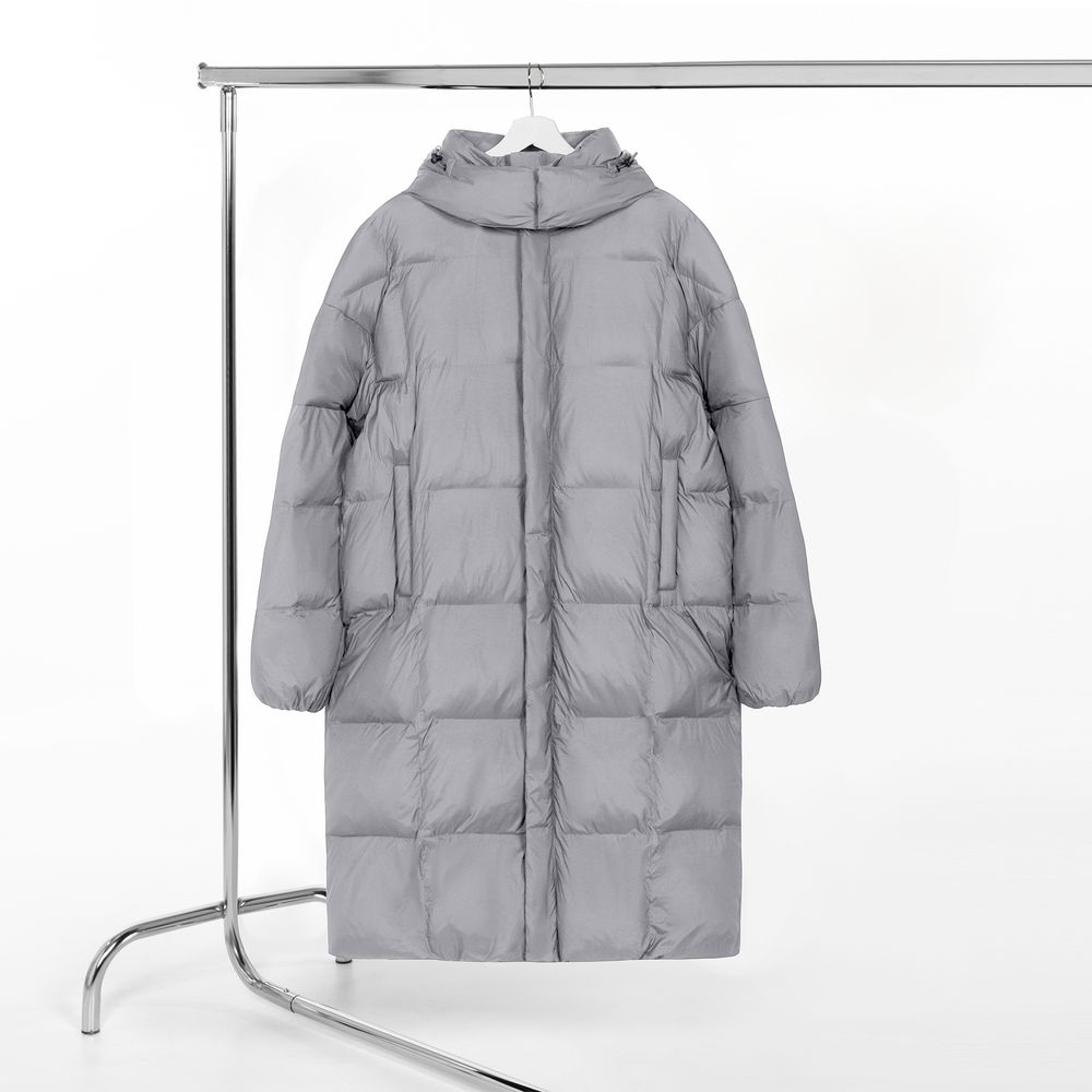 Пуховик унисекс Kapsula, серый, размер ХS/S-1