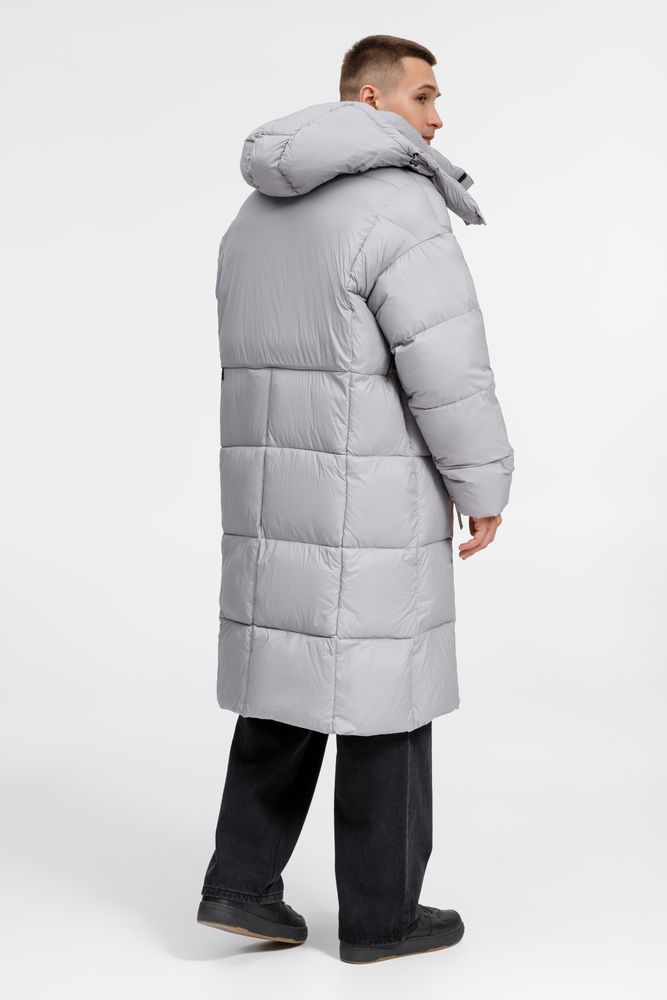 Пуховик унисекс Kapsula, серый, размер ХS/S-13