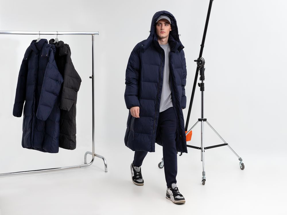 Пуховик унисекс Kapsula, серый, размер ХS/S-20