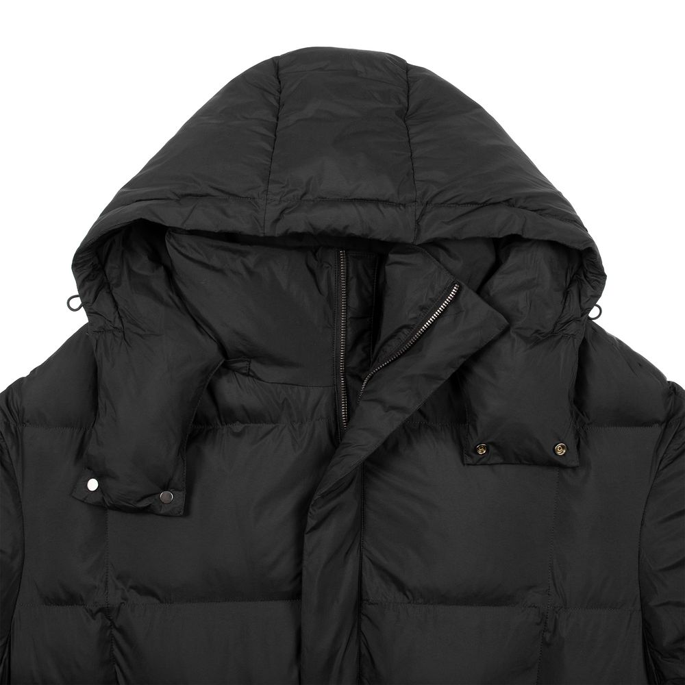 Пуховик унисекс Kapsula, черный, размер ХS/S-4