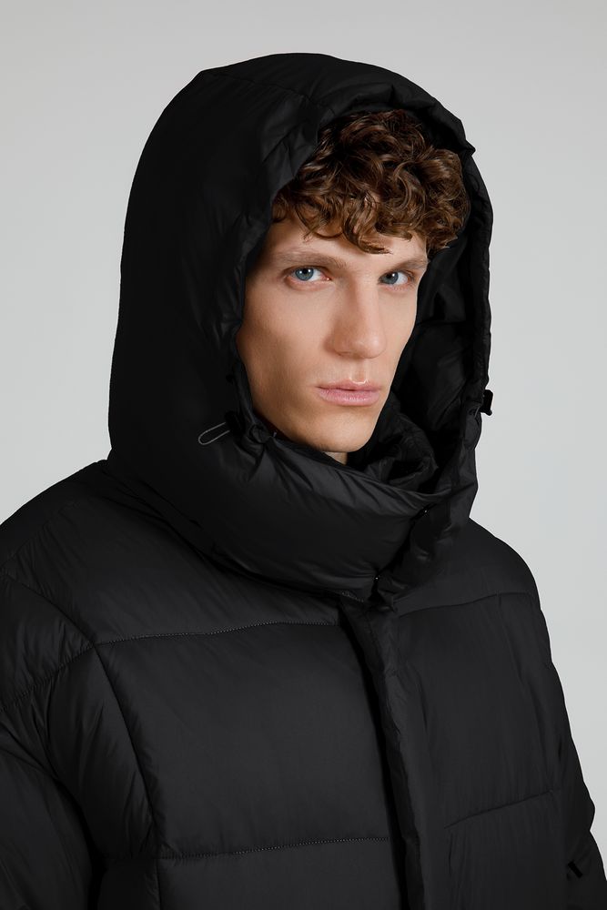 Пуховик унисекс Kapsula, черный, размер ХS/S-12