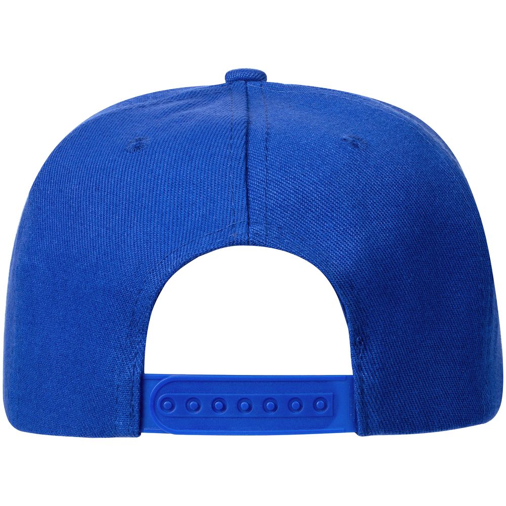Бейсболка Snapback с прямым козырьком, ярко-синяя-3