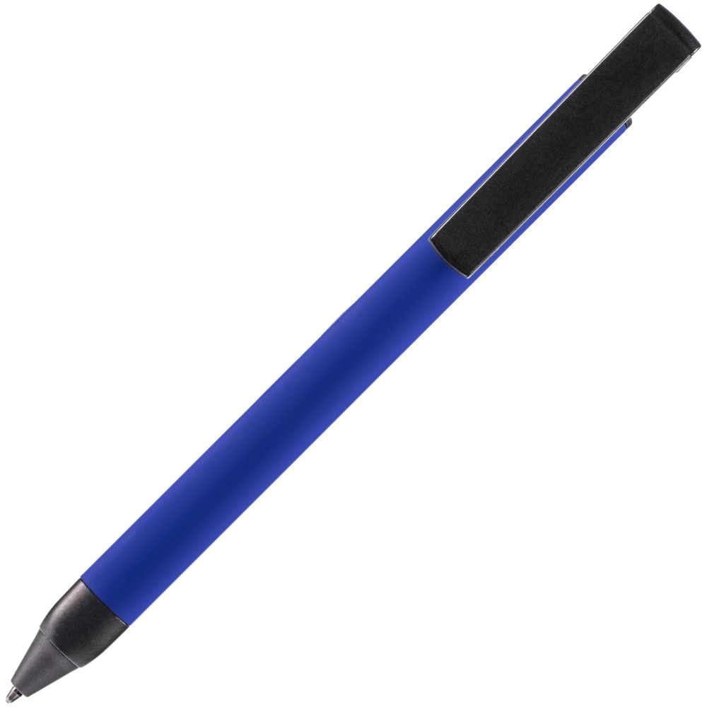 Ручка шариковая Standic с подставкой для телефона, синяя-4