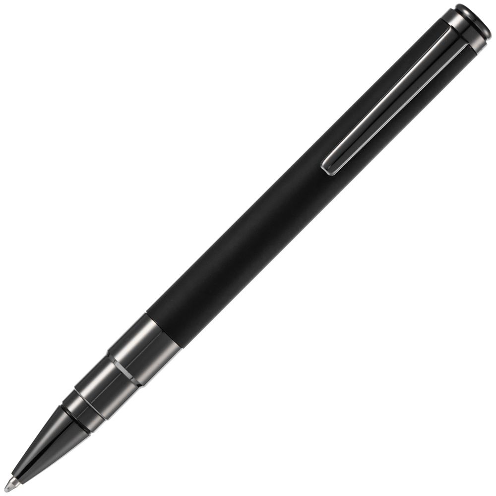 Ручка шариковая Kugel Gunmetal, черная-3