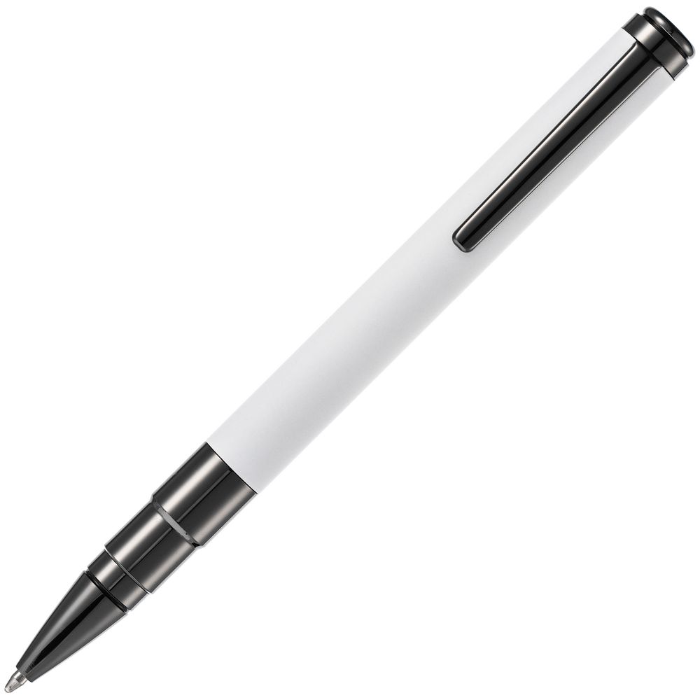 Ручка шариковая Kugel Gunmetal, белая-3