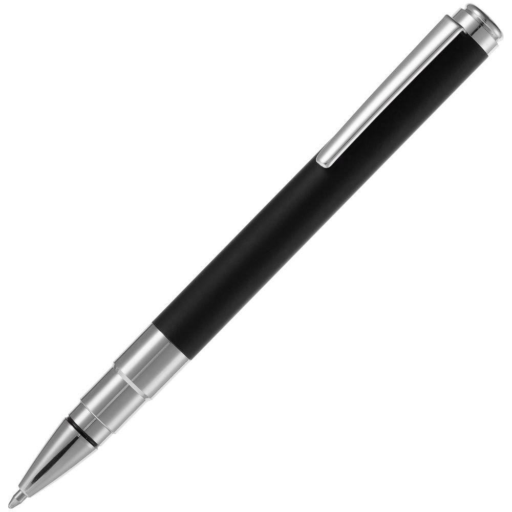 Ручка шариковая Kugel Chrome, черная-1