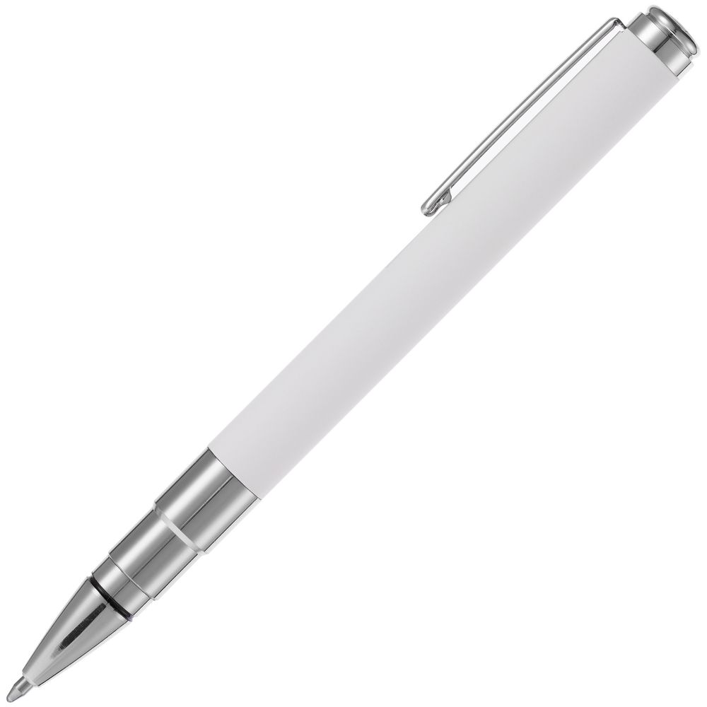 Ручка шариковая Kugel Chrome, белая-2