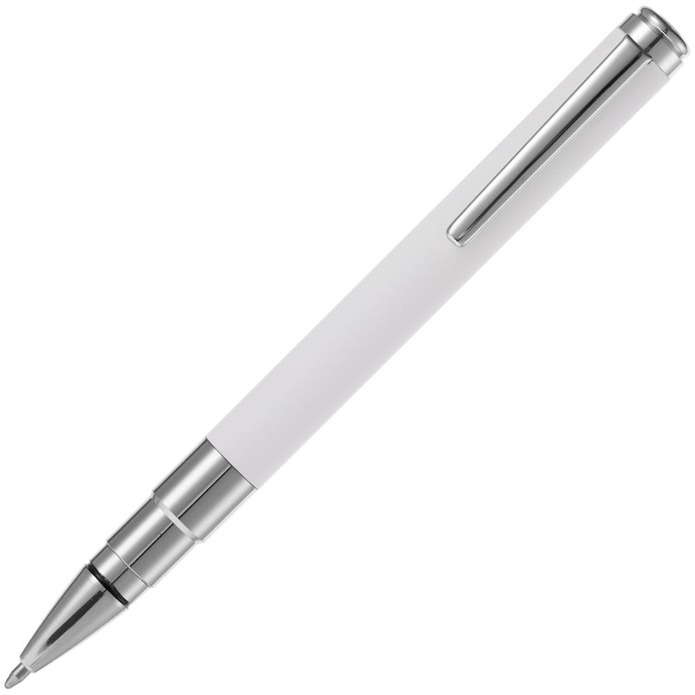 Ручка шариковая Kugel Chrome, белая-3