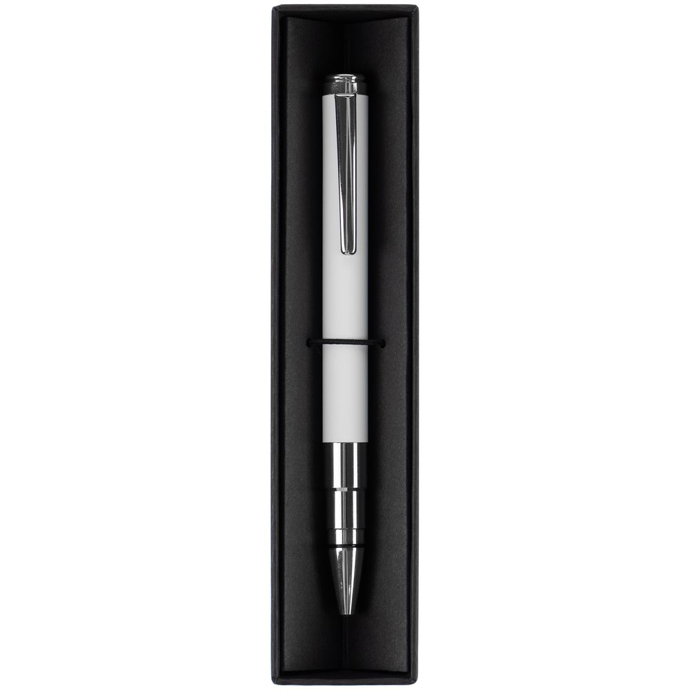 Ручка шариковая Kugel Chrome, белая-6