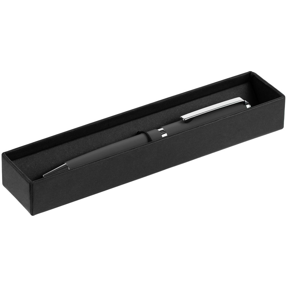 Ручка шариковая Inkish Chrome в футляре, серая-5