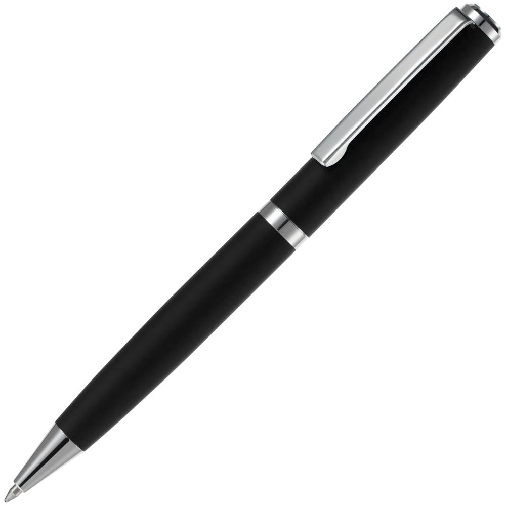 Ручка шариковая Inkish Chrome в футляре, черная-1