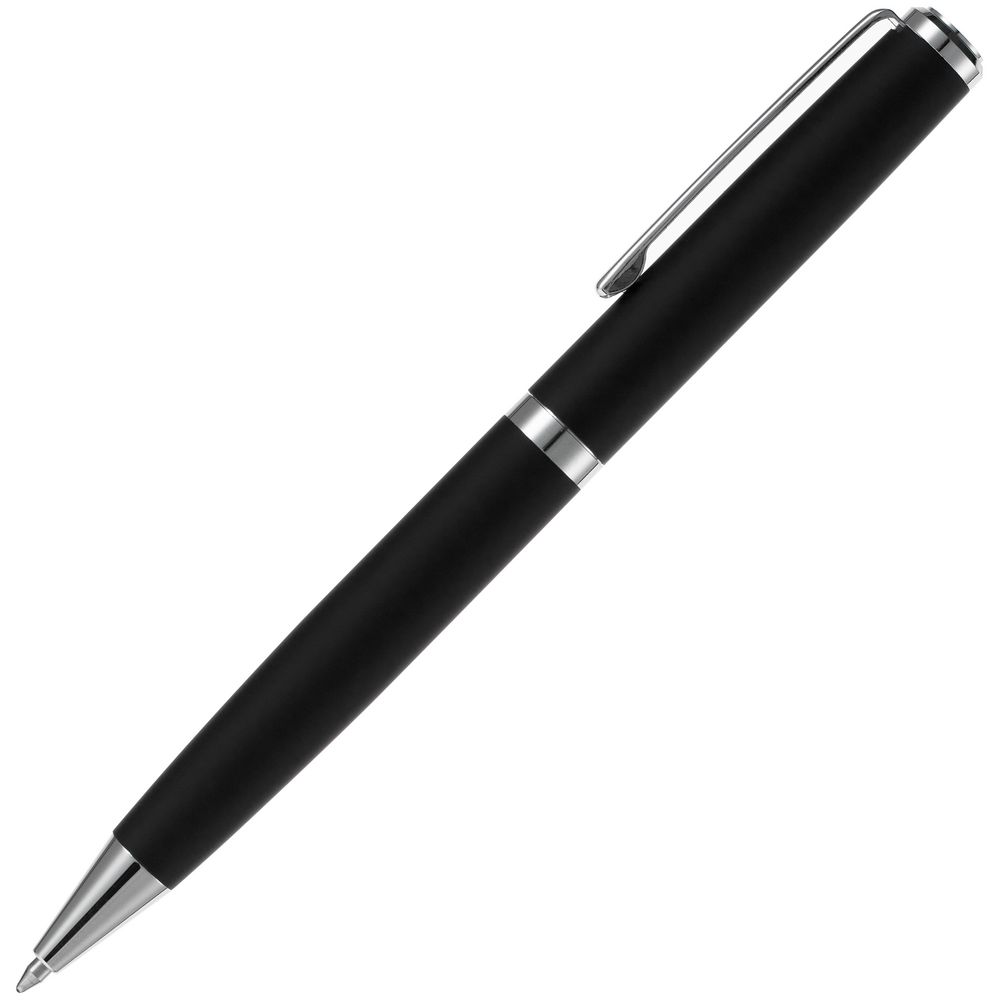Ручка шариковая Inkish Chrome в футляре, черная-3