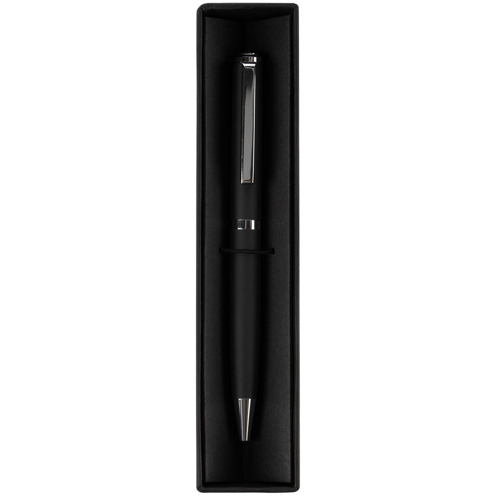 Ручка шариковая Inkish Chrome в футляре, черная-6