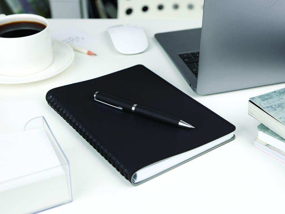 Ручка шариковая Inkish Chrome в футляре, синяя-4