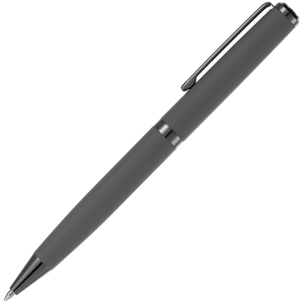 Ручка шариковая Inkish Gunmetal в футляре, серая-2
