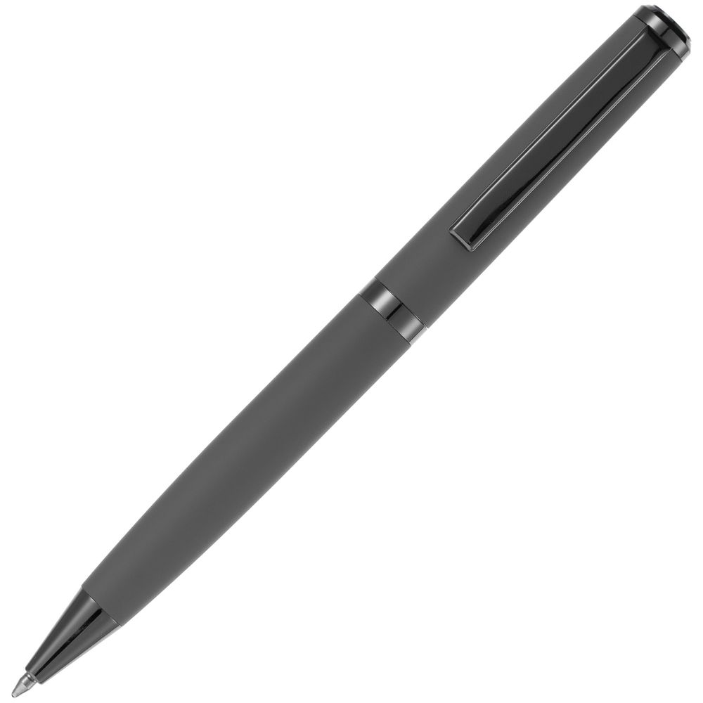 Ручка шариковая Inkish Gunmetal в футляре, серая-3