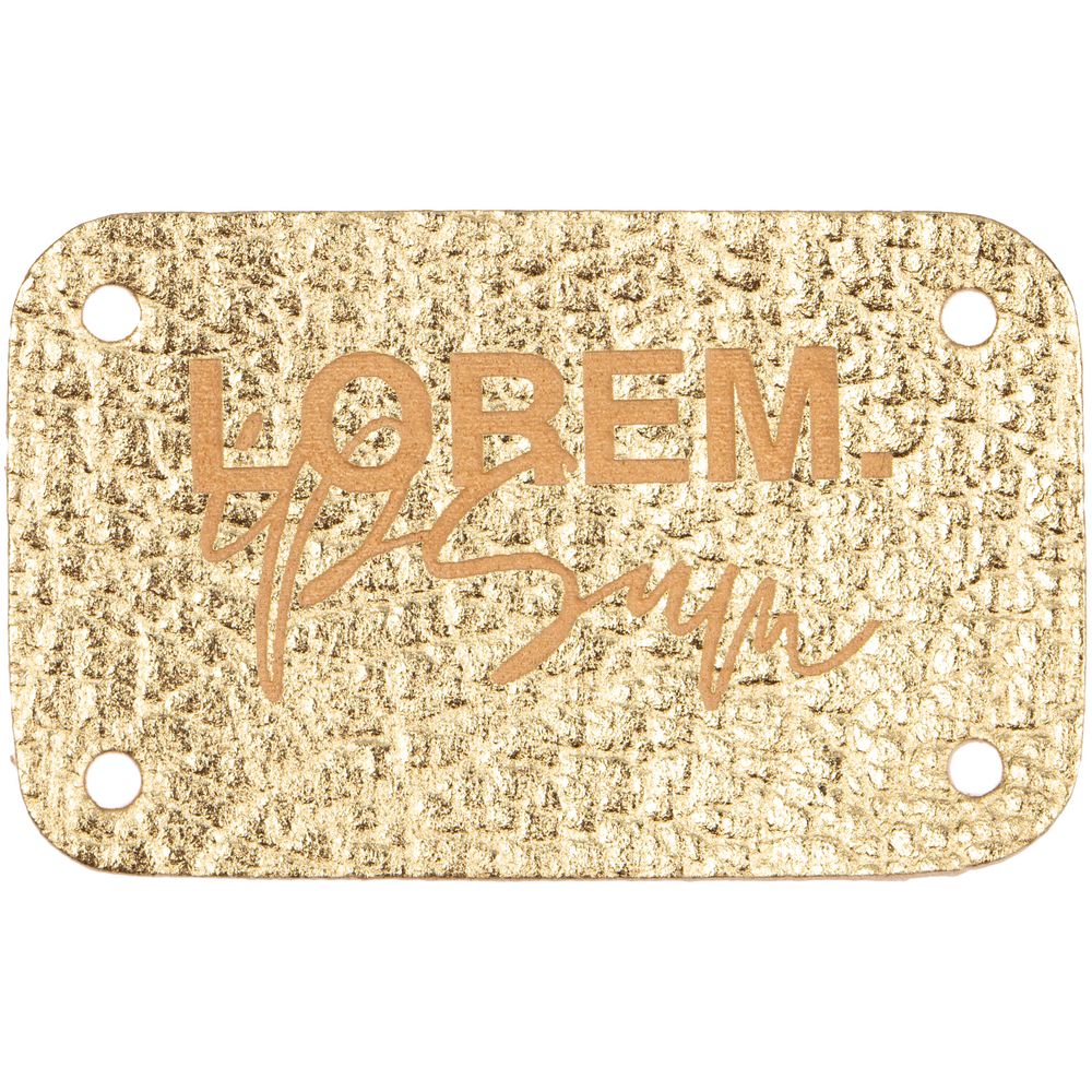 Лейбл Corolla Metal, S, золотой-3