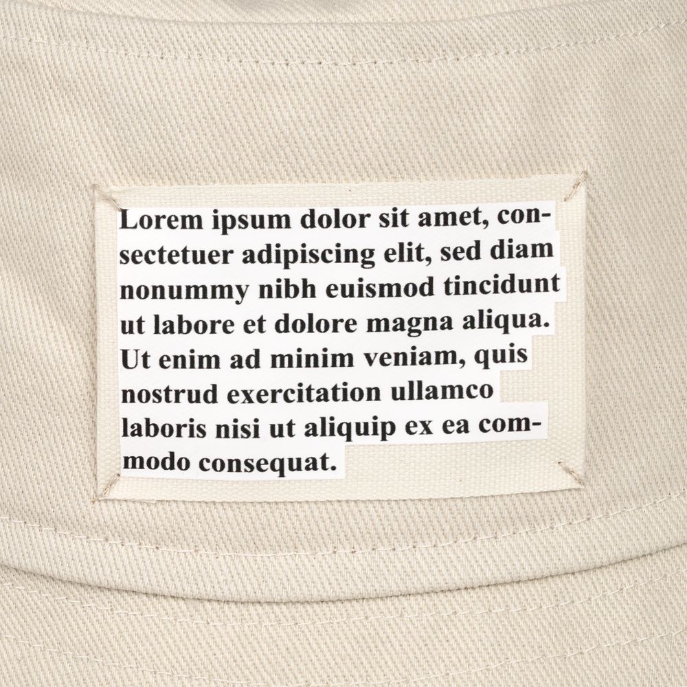 Лейбл хлопковый Doni, XL, неокрашенный-5