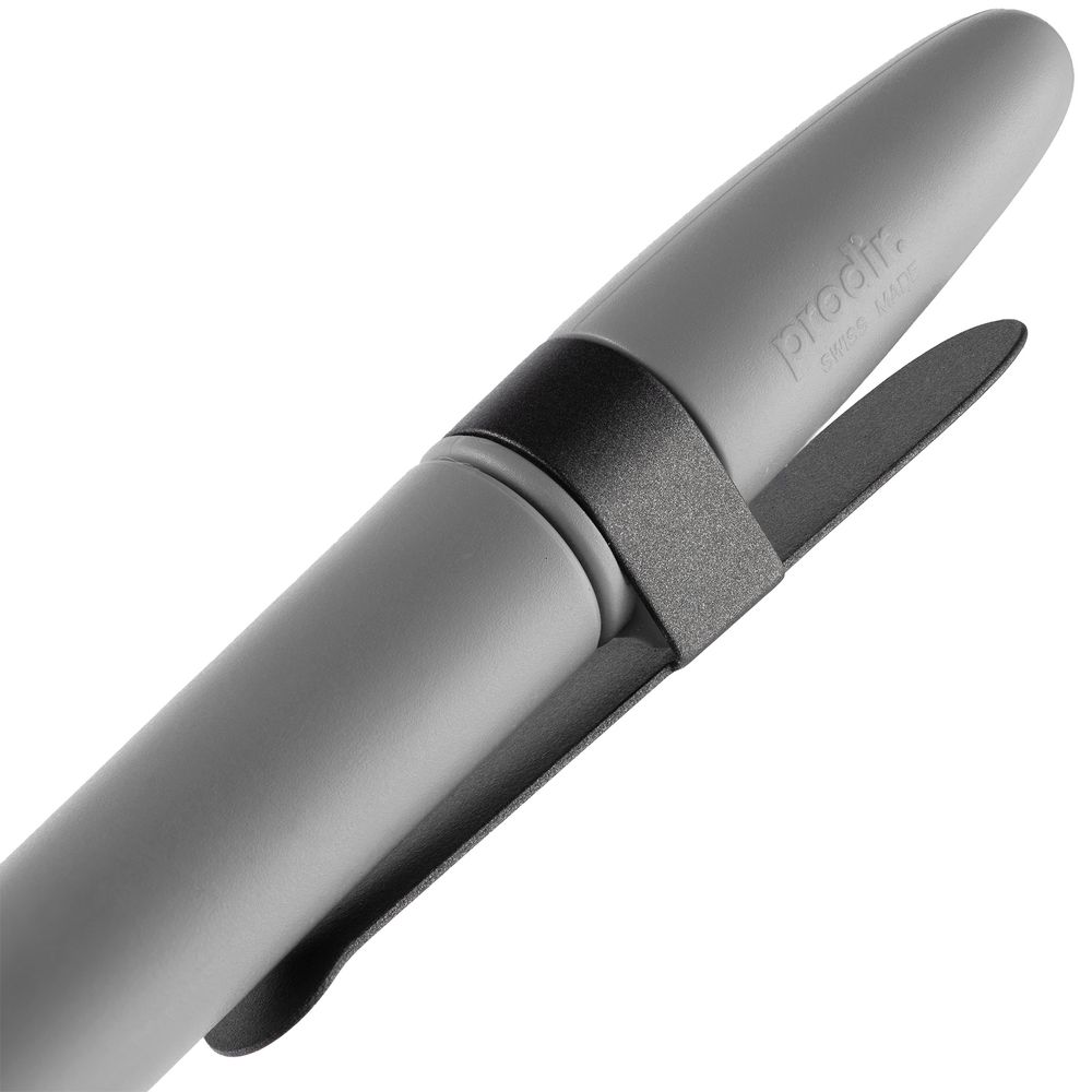 Ручка шариковая Prodir DS5 TSM Metal Clip, серая-6
