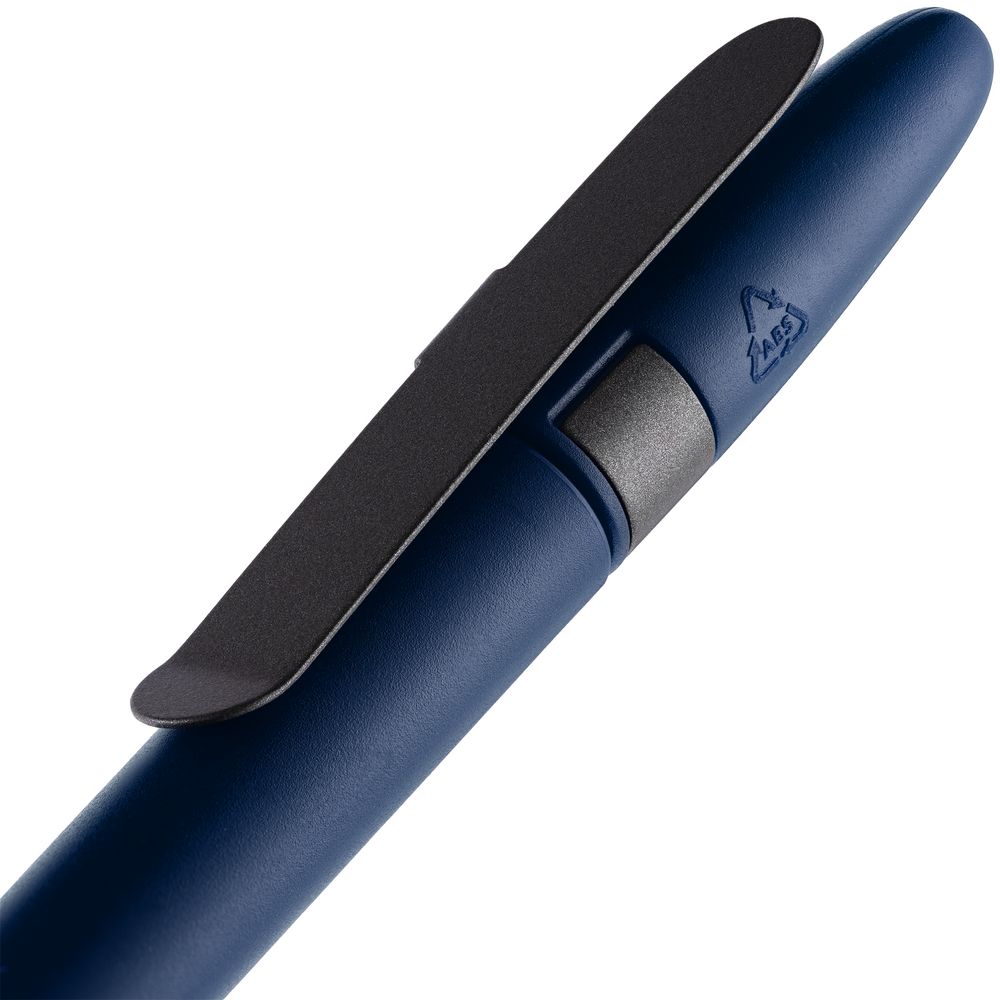 Ручка шариковая Prodir DS5 TSM Metal Clip, синяя с серым-6