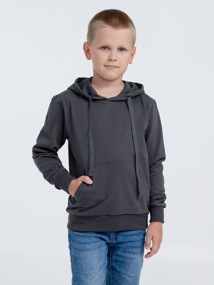 Худи детское Kirenga Kids 2.0, темно-серое (графит), 6 лет-3