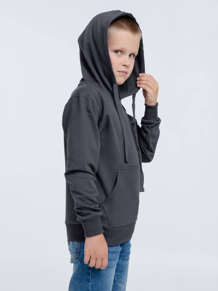 Худи детское Kirenga Kids 2.0, темно-серое (графит), 6 лет-5