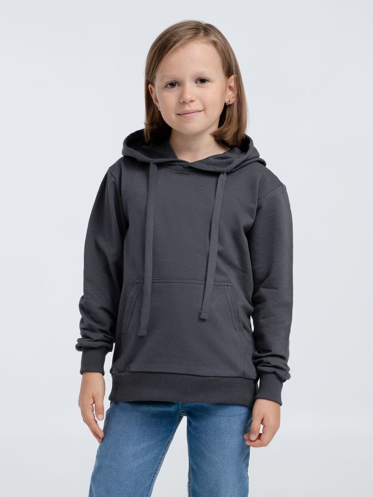Худи детское Kirenga Kids 2.0, темно-серое (графит), 6 лет-6