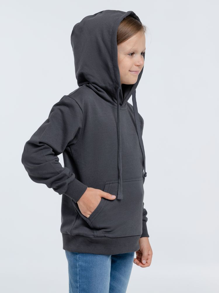 Худи детское Kirenga Kids 2.0, темно-серое (графит), 6 лет-7