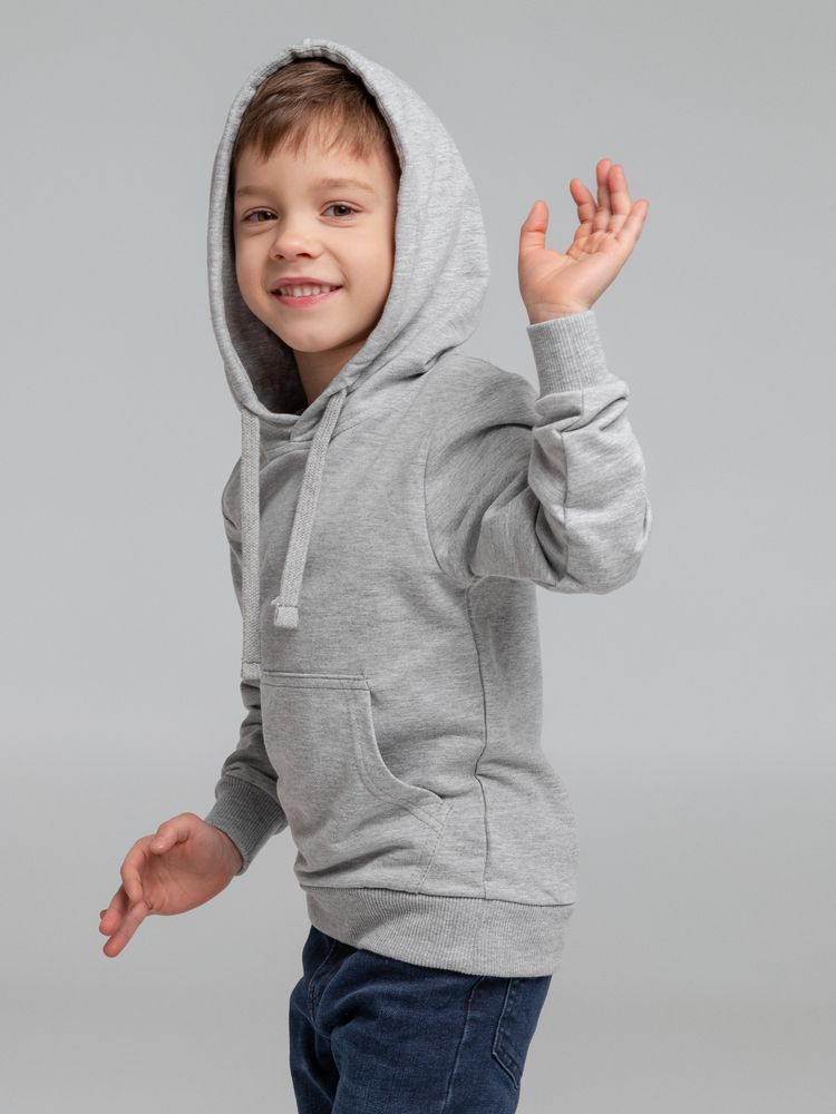 Худи детское Kirenga Kids 2.0, серый меланж, 6 лет-10