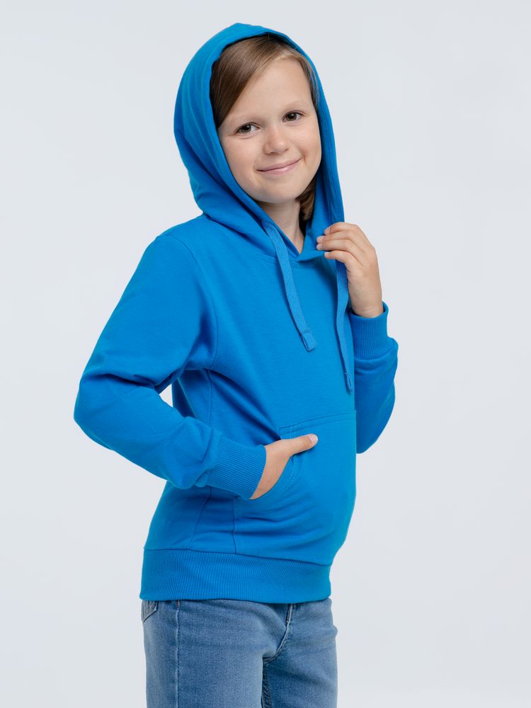 Худи детское Kirenga 2.0 Kids, бирюзовое, 6 лет-5