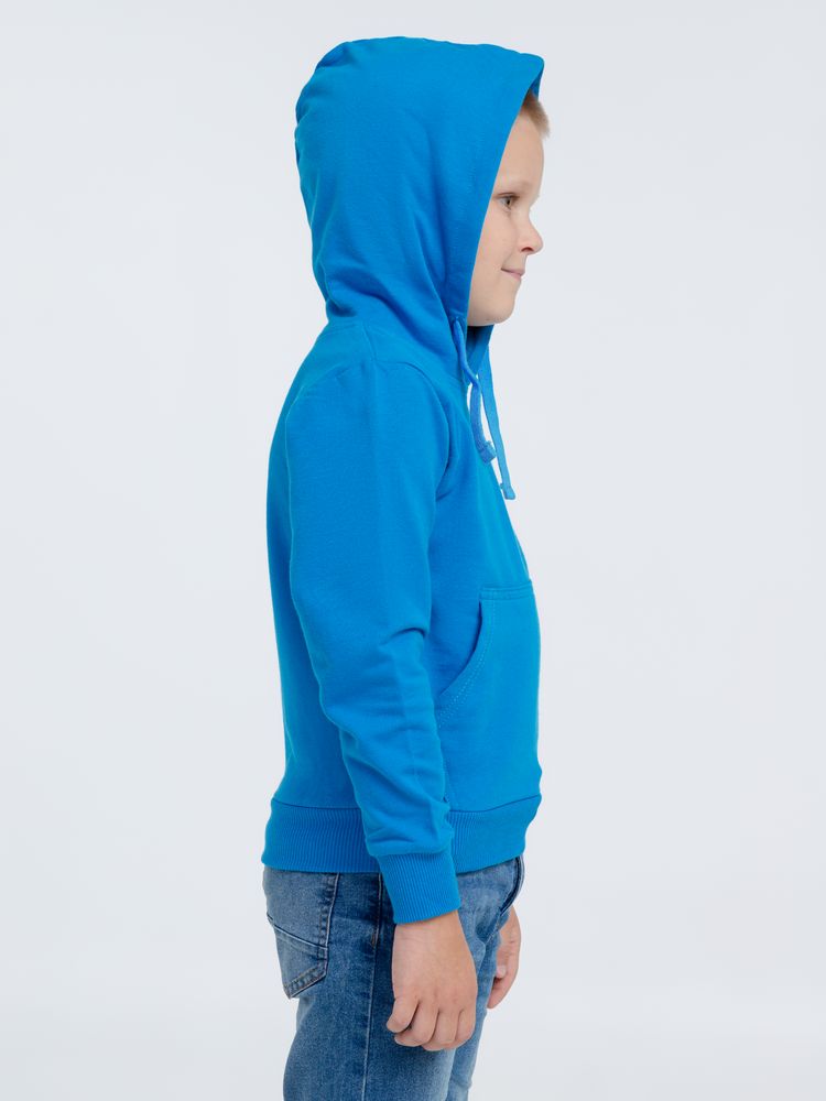 Худи детское Kirenga 2.0 Kids, бирюзовое, 6 лет-8