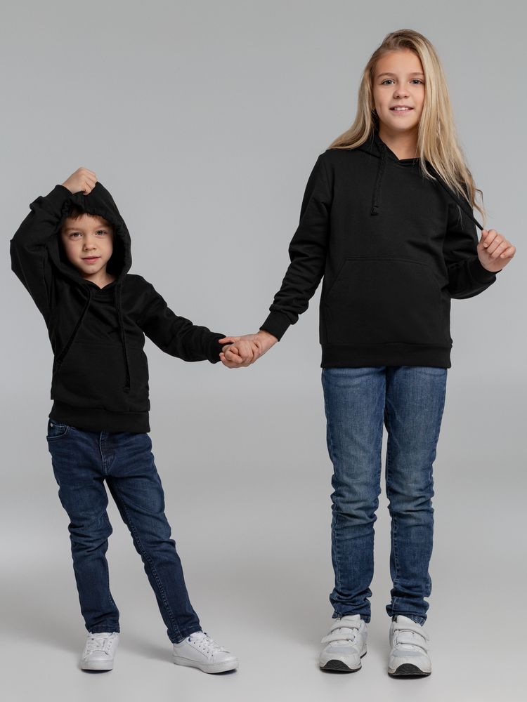 Худи детское Kirenga Kids 2.0, черное, 6 лет-10